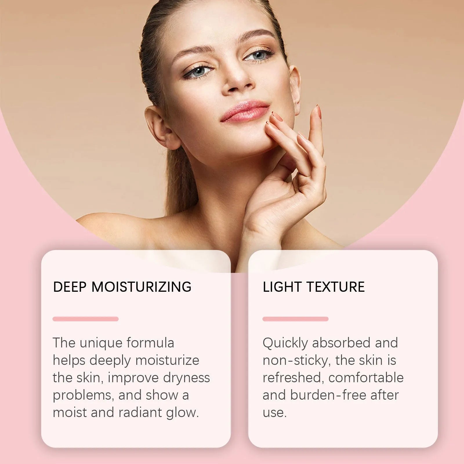 120ml bottle of Hyaluronic Acid Skin Moisturising Lotion with cherry blossom extract.