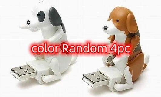 USB dancing dog toy made from ABS with random colour option for desk decoration
