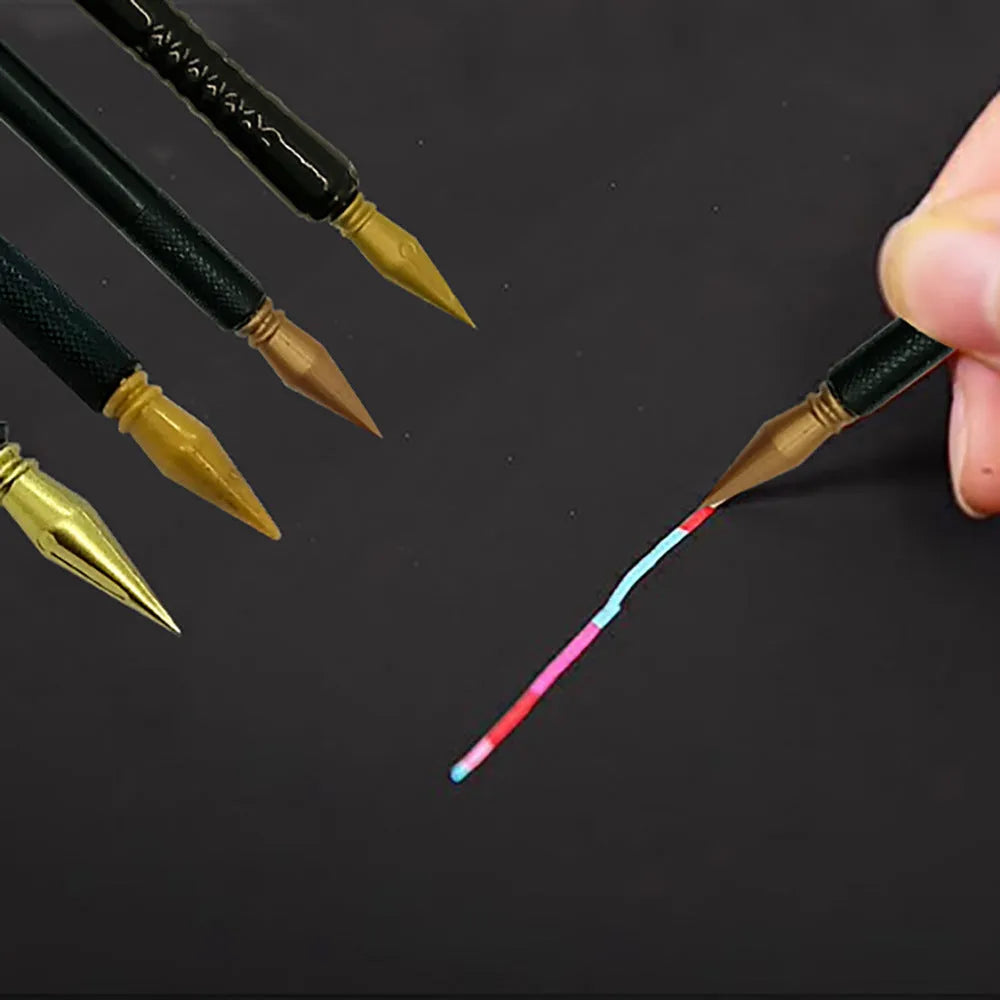 PS plastic scratch art pen for children's creative drawing projects