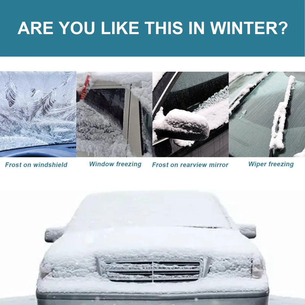 150ml car windshield defrost anti-icing spray bottle for winter snow removal and ice melting