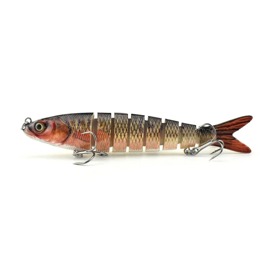 133mm bionic hard bait fishing lure in a fish shape, showing colour options.