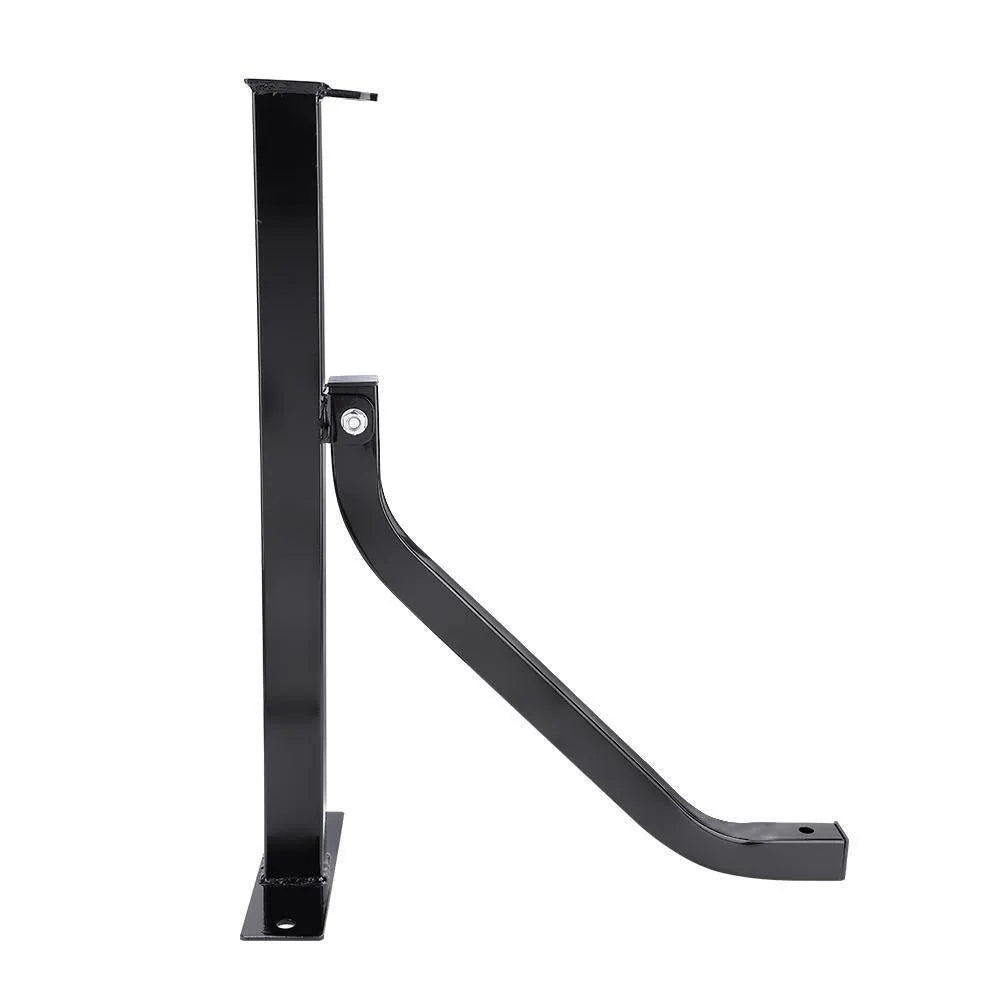 Black carbon steel wall hanger bracket for indoor punching bag mounting
