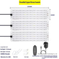 LED plant grow light panel with 150 beads, 12V DC input, PC shell, IP42 rating, red blue or sun warm light options