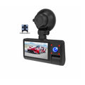 G50 black driving recorder with 3-inch touch screen for windshield mounting
