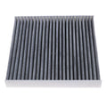 Grey air conditioning filter element for Geely vehicles measuring 215x210x30mm
