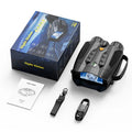 Shimmer full colour black HD double tube night vision instrument with 3-inch IPS screen and 28mm lens
