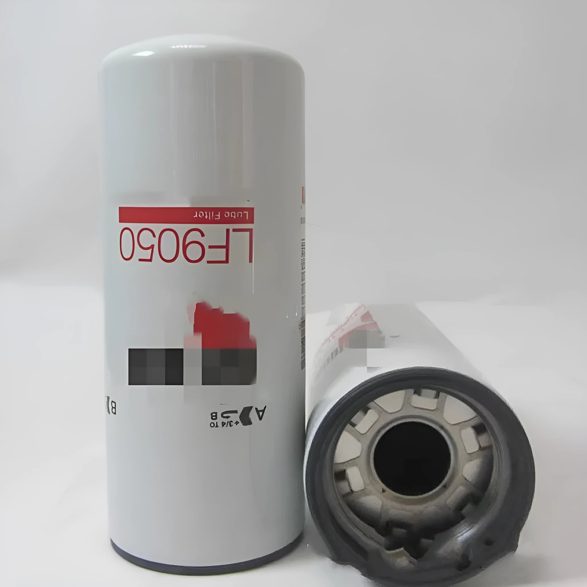 White metal folding diesel filter element with 2mm connections for automotive engine oil filtration