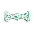 Natural rubber bone-shaped dog chew toy in camouflage pattern for large breed aggressive chewers.