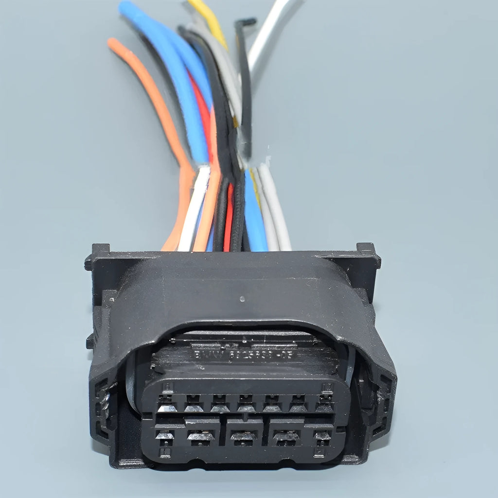 Black BMW headlight electrical plug connector part DJ7121W-1.5 for X1 E90 E92 models