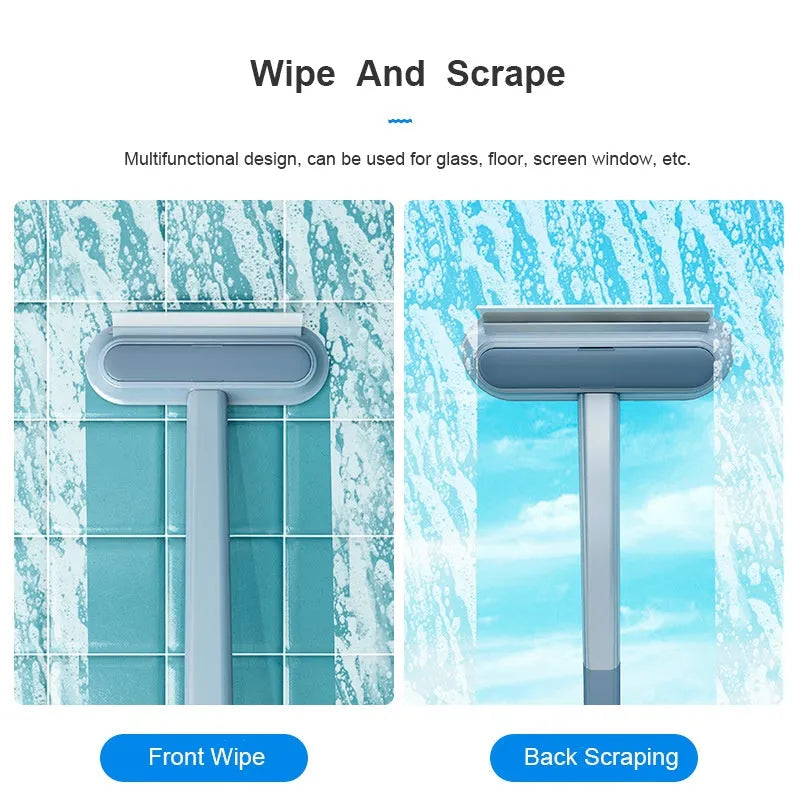 Multifunctional 4-in-1 pet hair removal brush cleaner for window screens, clothes and tiles with flannel surface