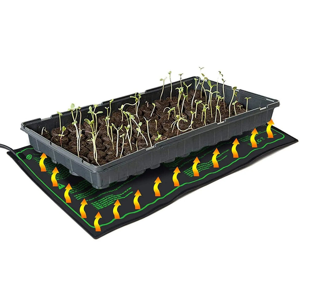 Plant temperature regulating heating pad 20x10 inch waterproof heating pad for seed germination with digital display and adjustable settings