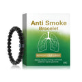 Men's traditional bracelet made from glass and black gallstone materials