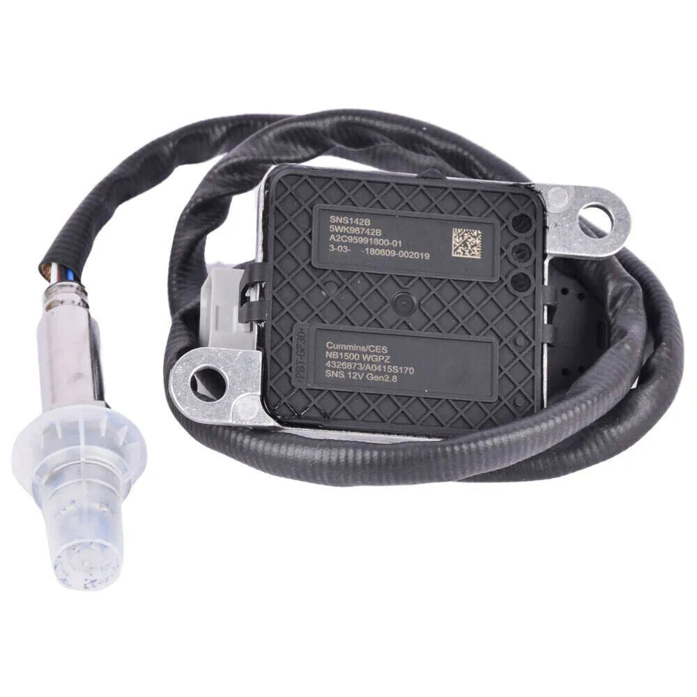 NOx nitrogen-oxygen sensor metal plastic 68210084AA gray front black back for diesel emission system