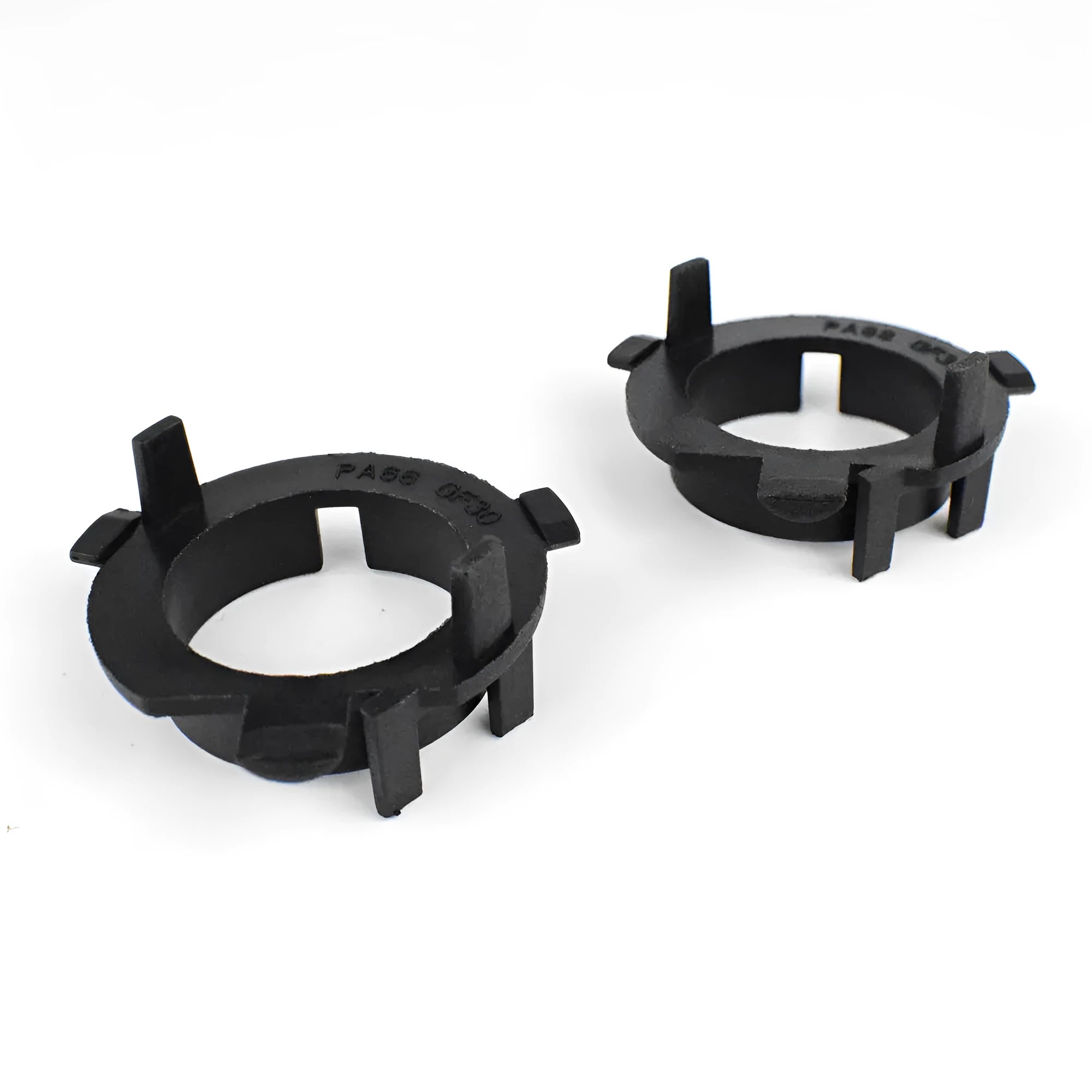 Compact black ABS plastic car card holder for dashboard, compatible with Gerui and Kia vehicles.