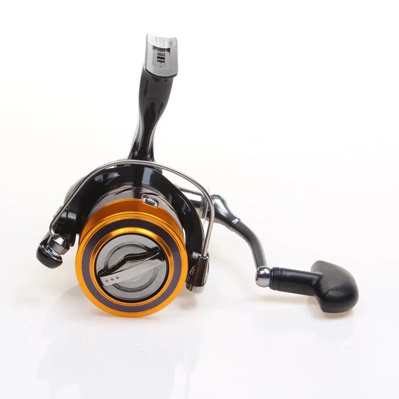 Sea fishing spinning reel with front unloading, metal and ABS construction, 2000-4000 series sizes