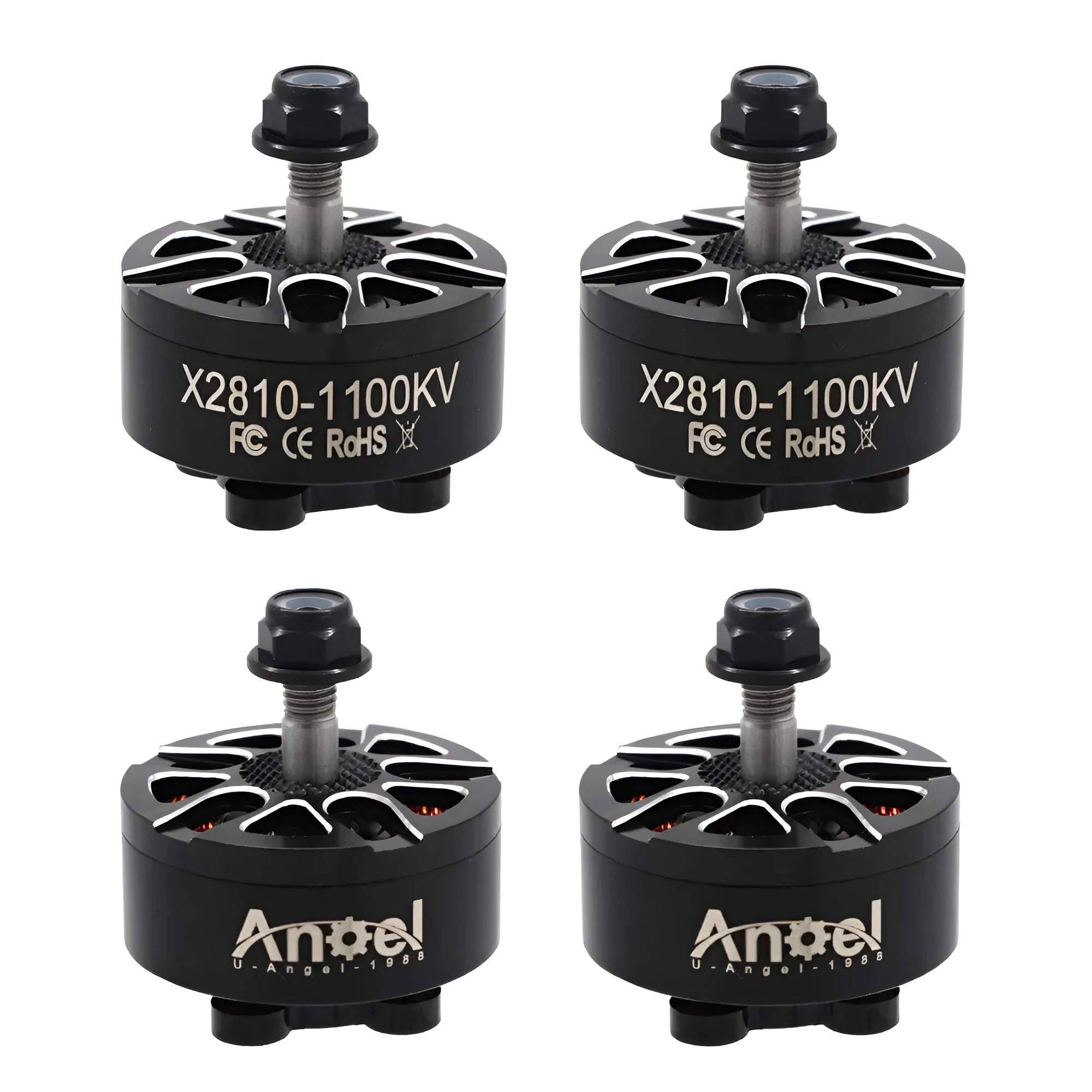 X2810 series multi-axis flight motor with metal construction for quadcopter and RC aircraft builds