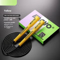 Fitness special skipping rope made of PVC in vibrant orange for physical exercise and cardio training