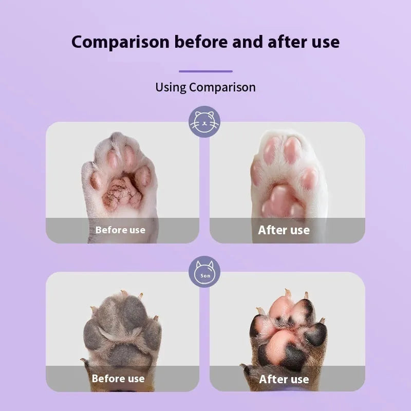 40g pet foot care cream tube with Brazil palm wax for cat and dog paw moisturising