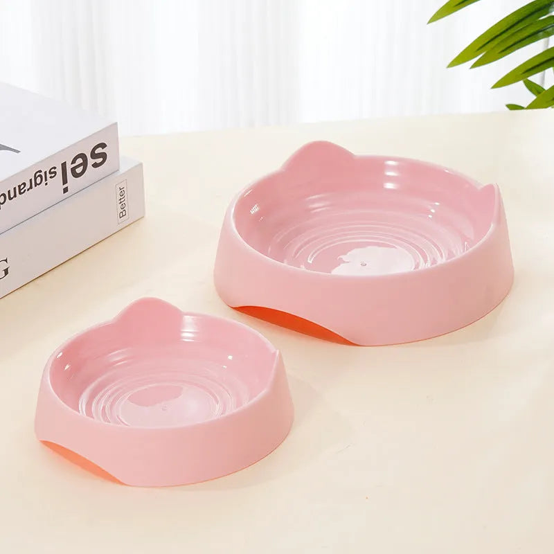 Ceramic dog slow feeder bowl with maze design in blue colour for controlling fast eating
