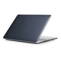 Black PC hard shell protective case for a MacBook Pro laptop