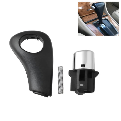 Black plastic shift button refit kit for Honda Accord with spring and side plate