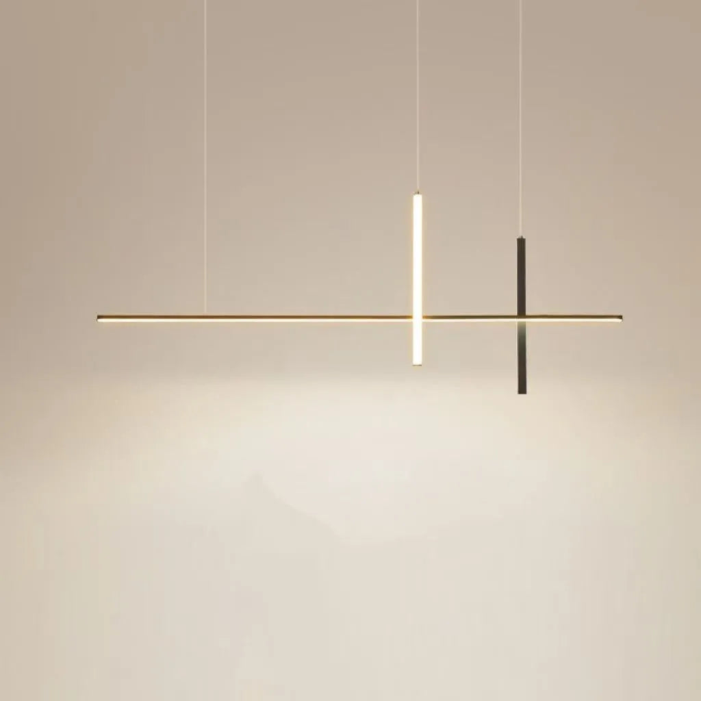 Modern LED chandelier with black or white frame, available in 80cm to 150cm widths, 220V dining room ceiling light.