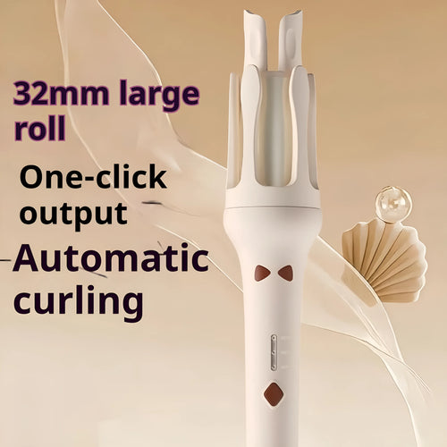 Automatic hair curler with 32mm barrel in multiple colour options including white and Chigo variants