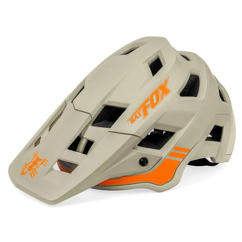 Mountain bike cross-country skateboarding helmet PC EPS hard shell in dark green, blue, black, orange, white, khaki colours, sizes L M XL