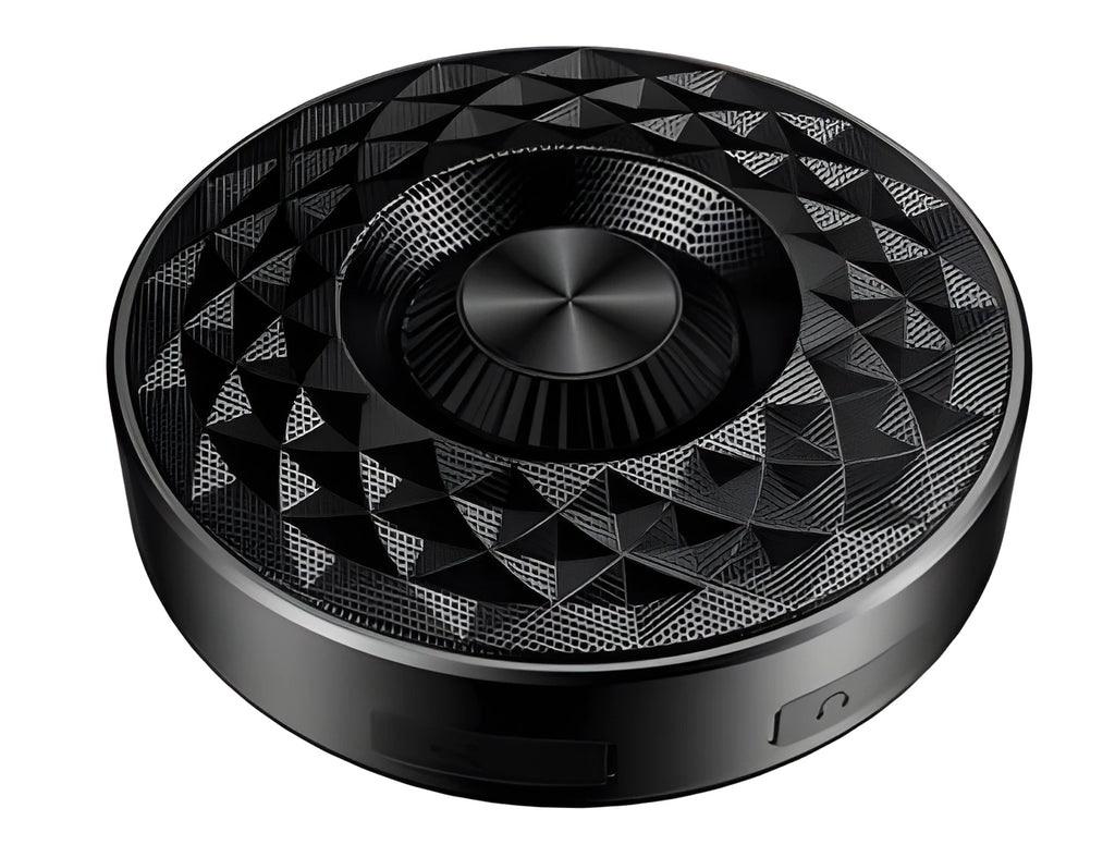 Compact Bluetooth wireless mini speaker in black, orange, or silvery white colour options