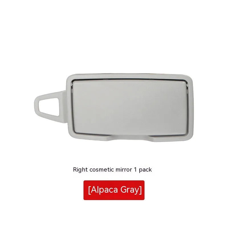 Mercedes GLE class black sun visor cosmetic mirror replacement cover measuring 215mm by 95mm.