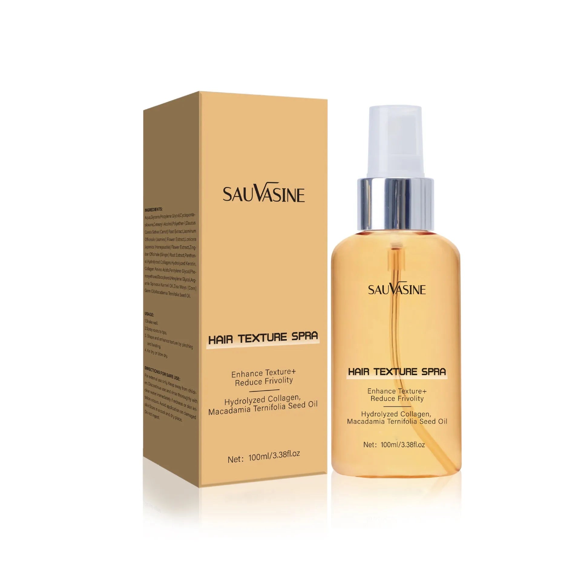 SWX-248 hair care spray bottle for reducing frizz and moisturising scalp, 100ml.