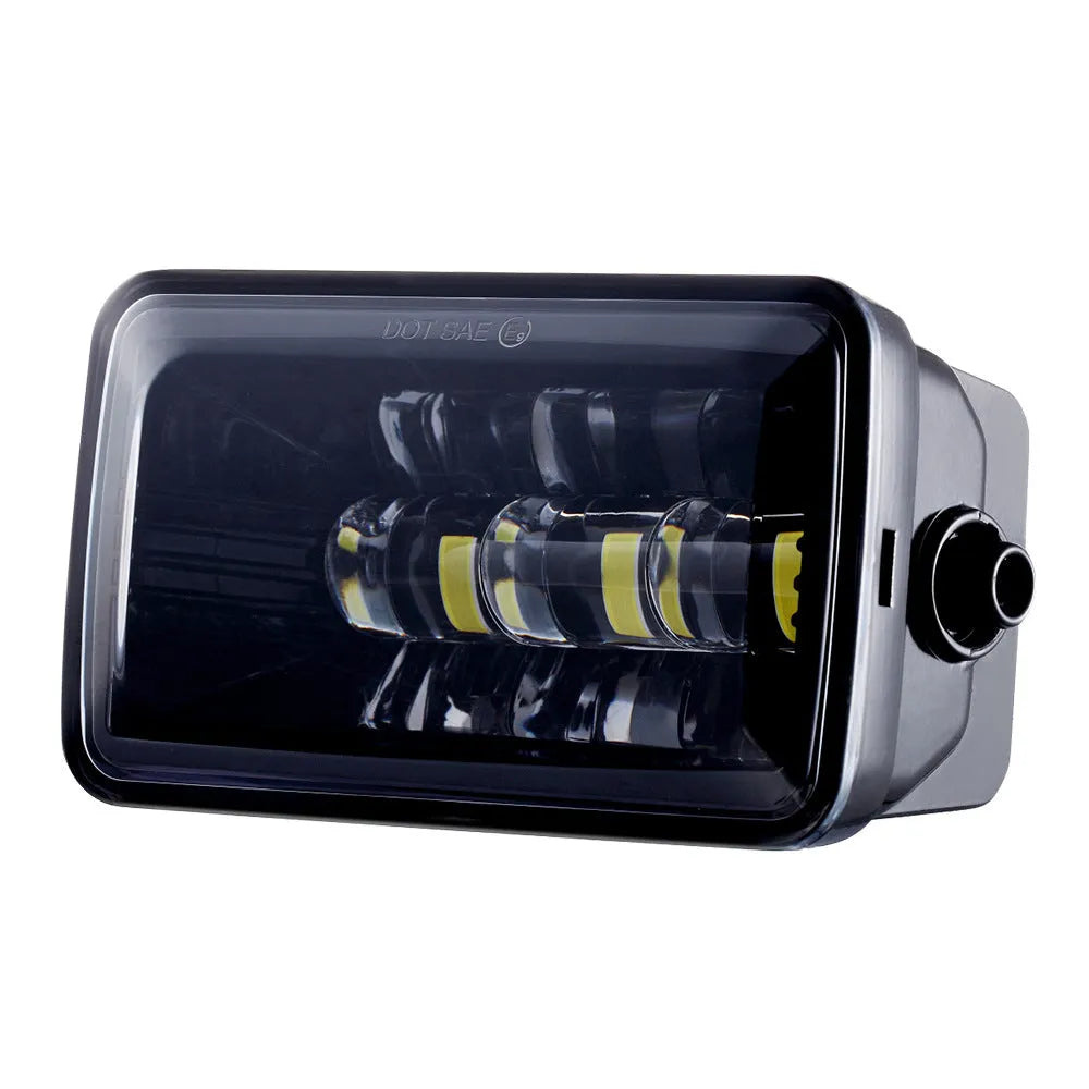 Square black LED fog light for 2015-2017 Ford F150 with die-cast aluminium housing