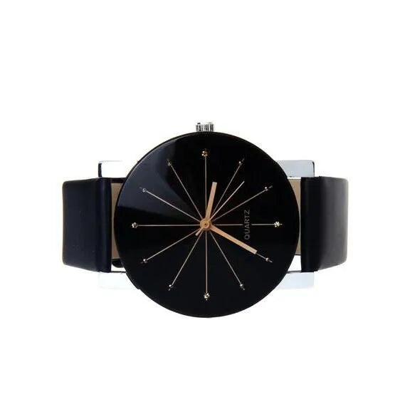 Impressionist art wristwatch with sweetheart meridian strap, leisure watch design
