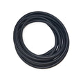 Tesla Model 3 black silicone sunroof seal 285 cm length on white background