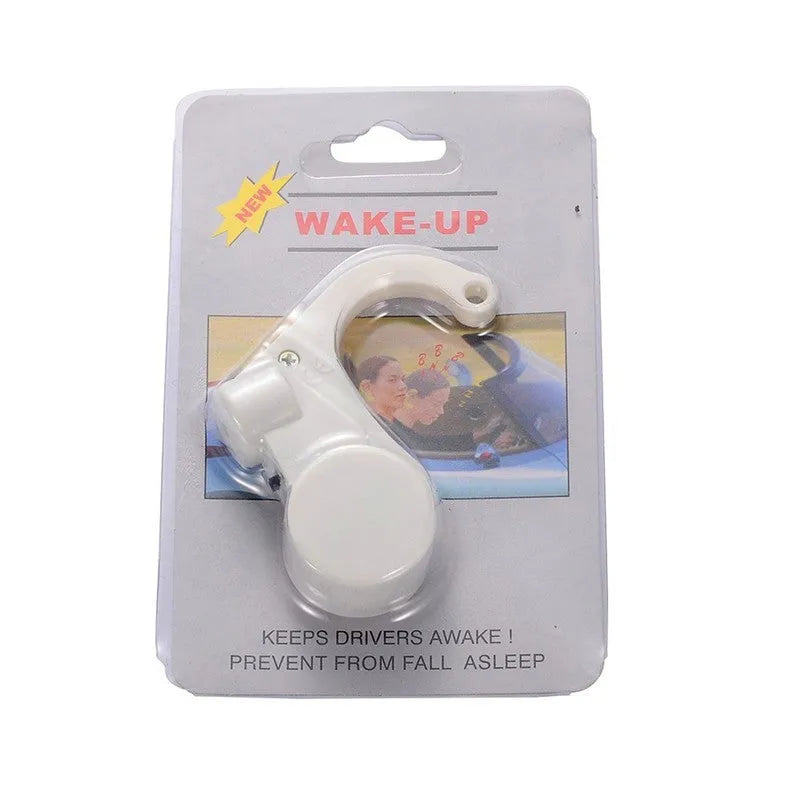 Anti-drowsiness reminder safe driving assistant snooze alarm in ear-worn form with ABS plastic body shown in five colours