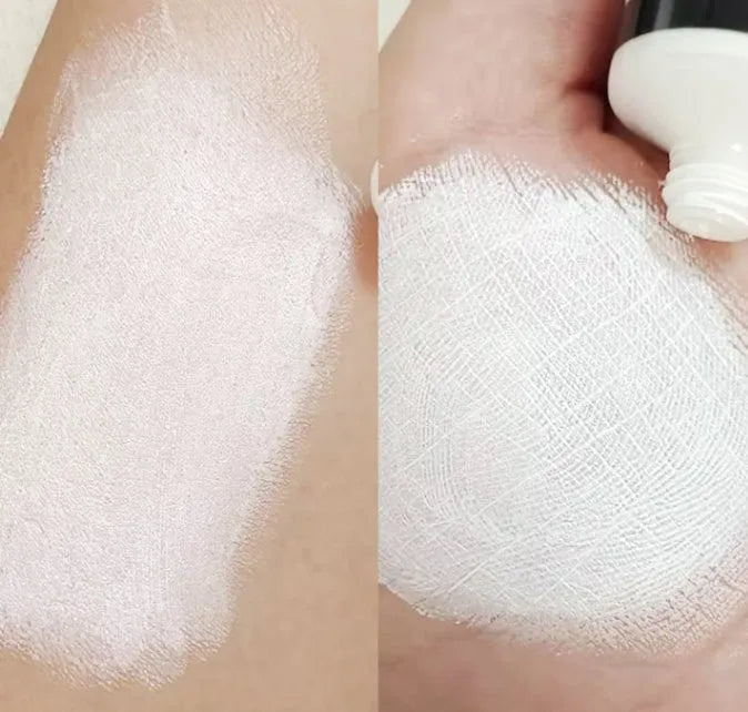Pure white stage makeup concealer foundation cream with oil control and waterproof formula, W5 White shade.