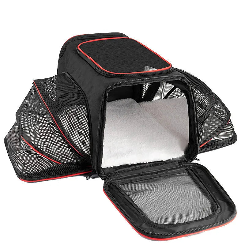 600D cation fabric cat carrier bag in small and large sizes with multiple colour options