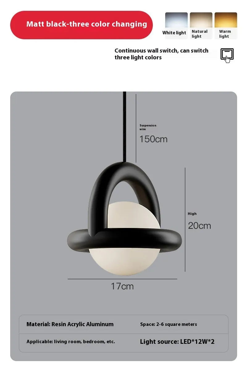 Danish designer hanging line pendant lamp in matte black mounted on a wall
