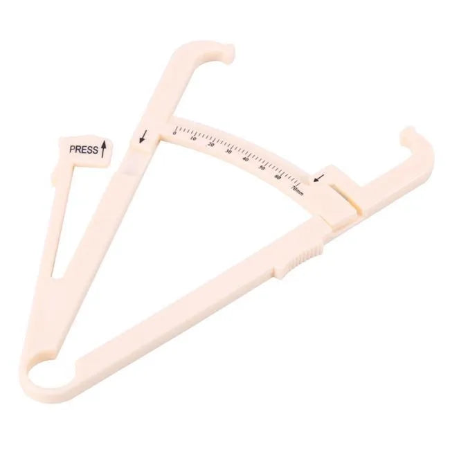Acrylic body fat caliper measuring instrument with 200mm range for skin fold thickness measurement