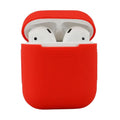 Silicone protective case for Apple AirPods 2 wireless headphones in multiple colour options.