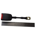 Car seat belt buckle with 20cm steel wire base for 21cm width vehicle sockets.