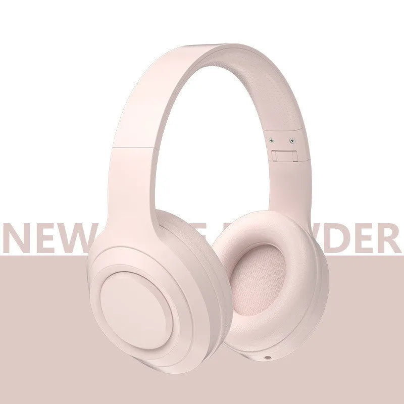 DR58 wireless Bluetooth headset with noise reduction in black, white, or pink colours