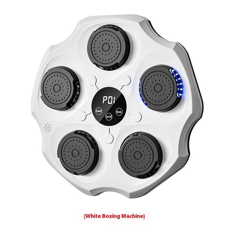 Bluetooth music boxing wall target hanging on a wall with adult and children boxing gloves