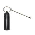 Aluminium portable medicine box with spoon and keychain in blue, green, red, gold, or black