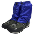 Outdoor hiking waterproof leg cover in black, made from 420D Oxford cloth with Velcro closure