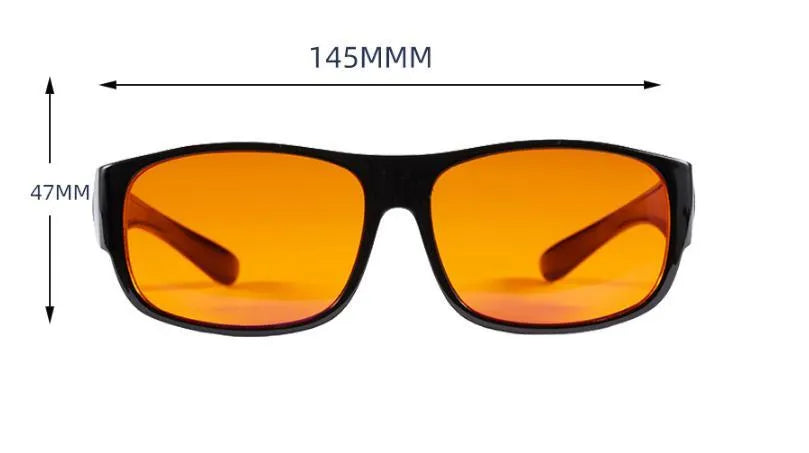 Anti-blue light glasses square style PC frame PRO lens 99% blue light block