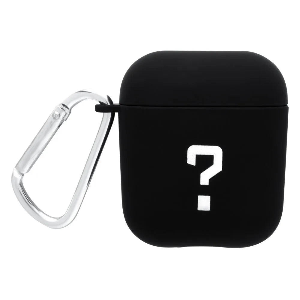 AirPods case cover in PC plastic with decorative patterns including flower and smiley face designs