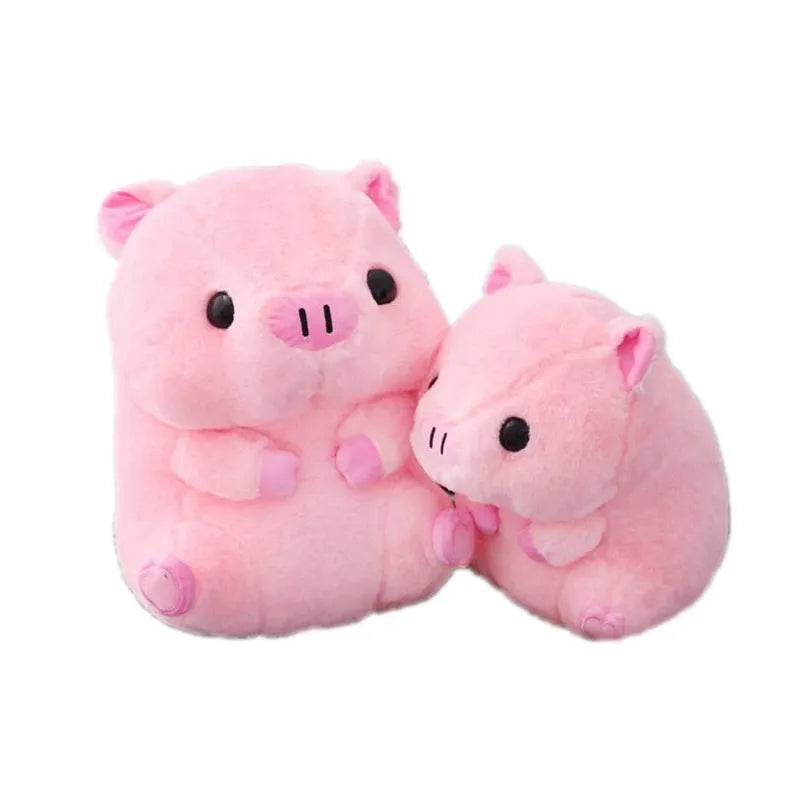 Brown boba milk tea plush toy with fruit shape and pillow balls on white background