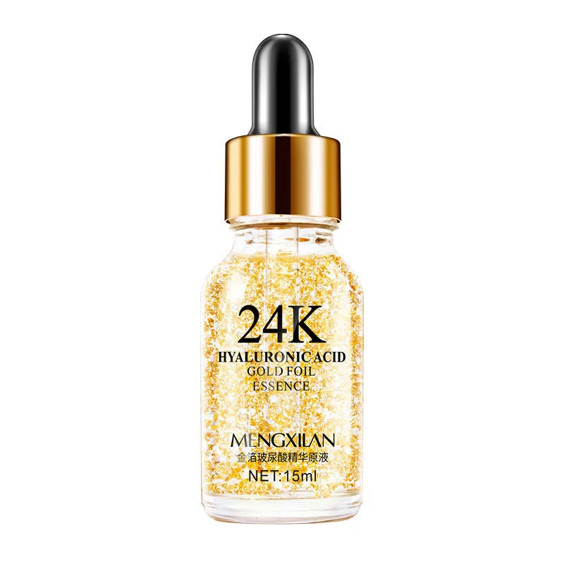 24K Golden Face Moisturizing Cream 30ml jar with yellow gold formula for lifting firming and brightening skin