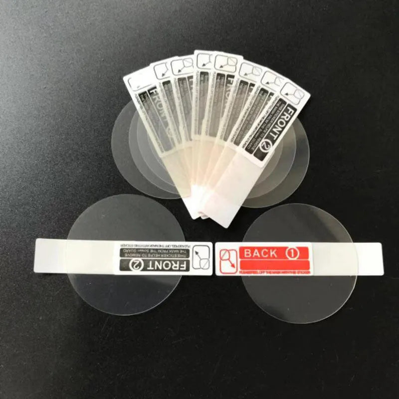 Three transparent PET screen protector films for Ticwatch 2 smart watch with matte finish